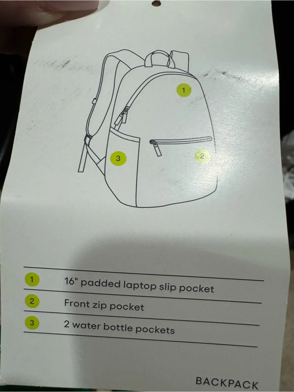 all in motion Kids Backpack - Cream